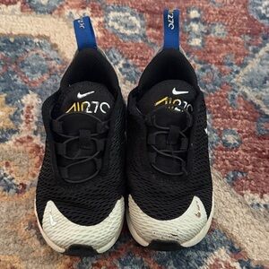 Nike Kids Air Max 270 Black and White Sneakers